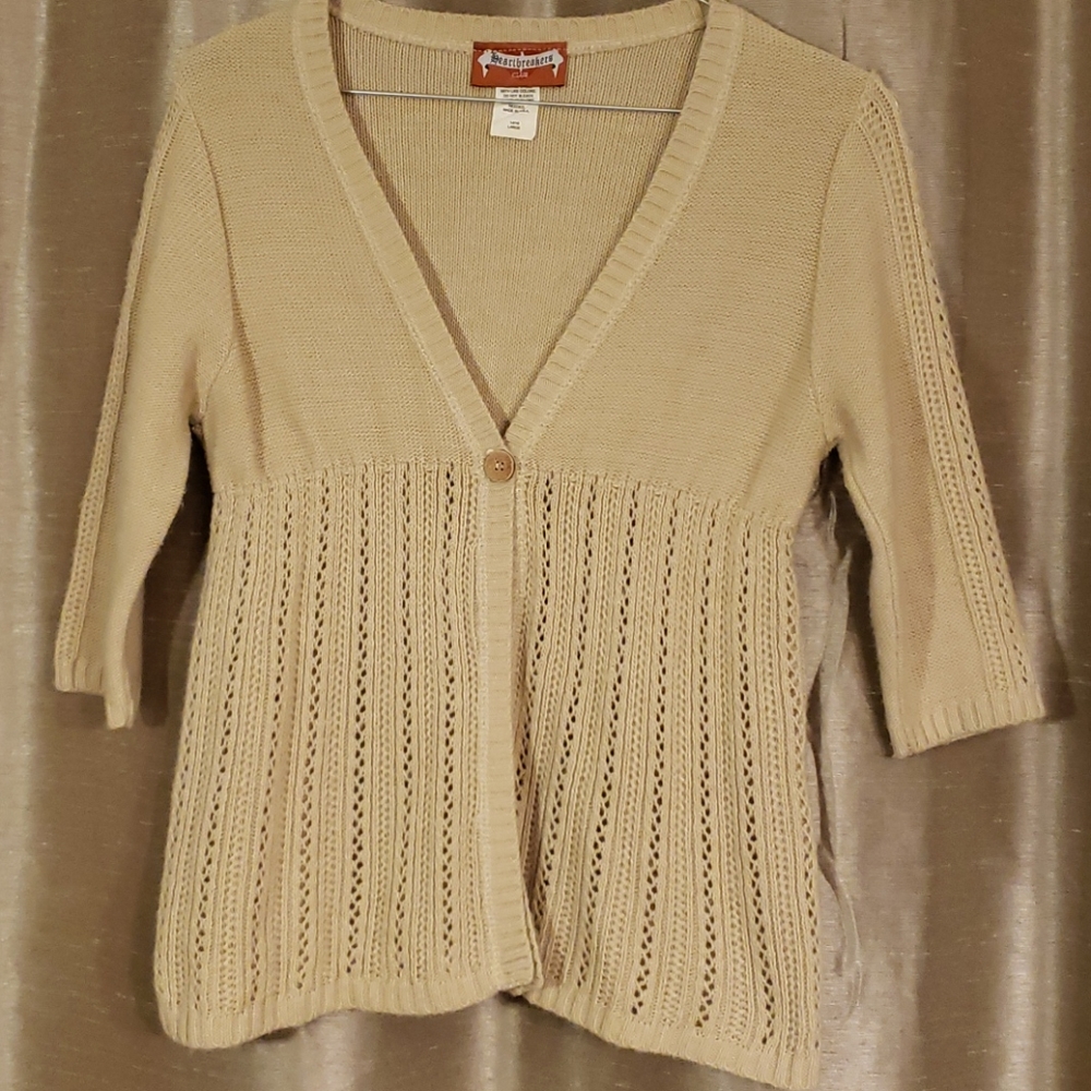 Tan size large (14/16) Cardigan